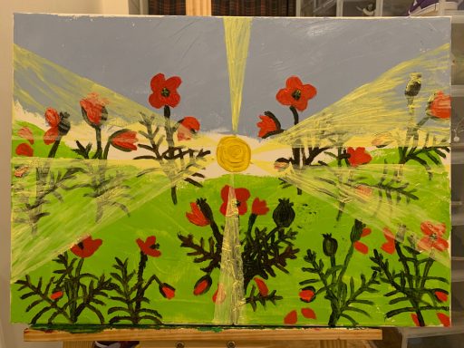 Poppy Field 02 Finished in 2024