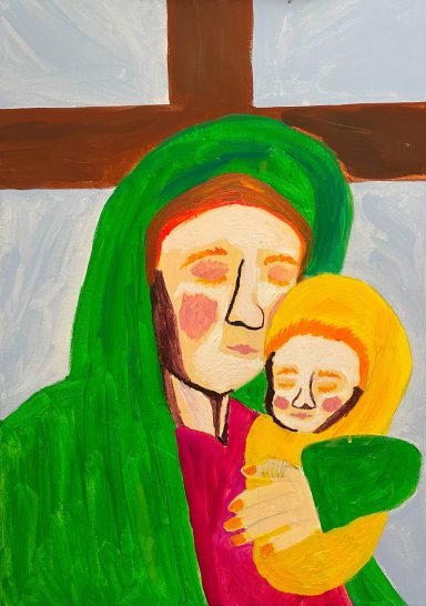 Holy Mother and Child 02 Finished in 2024